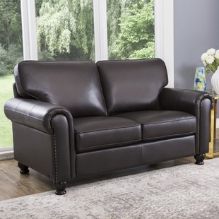 Small Leather Loveseat