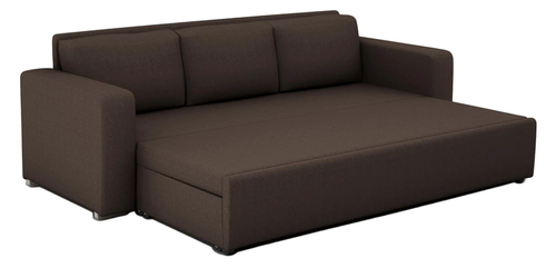 Domino 3 Seater Sofa cum Bed with Storage in Coffee Color