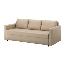 FRIHETEN Sleeper sofa, Skiftebo beige