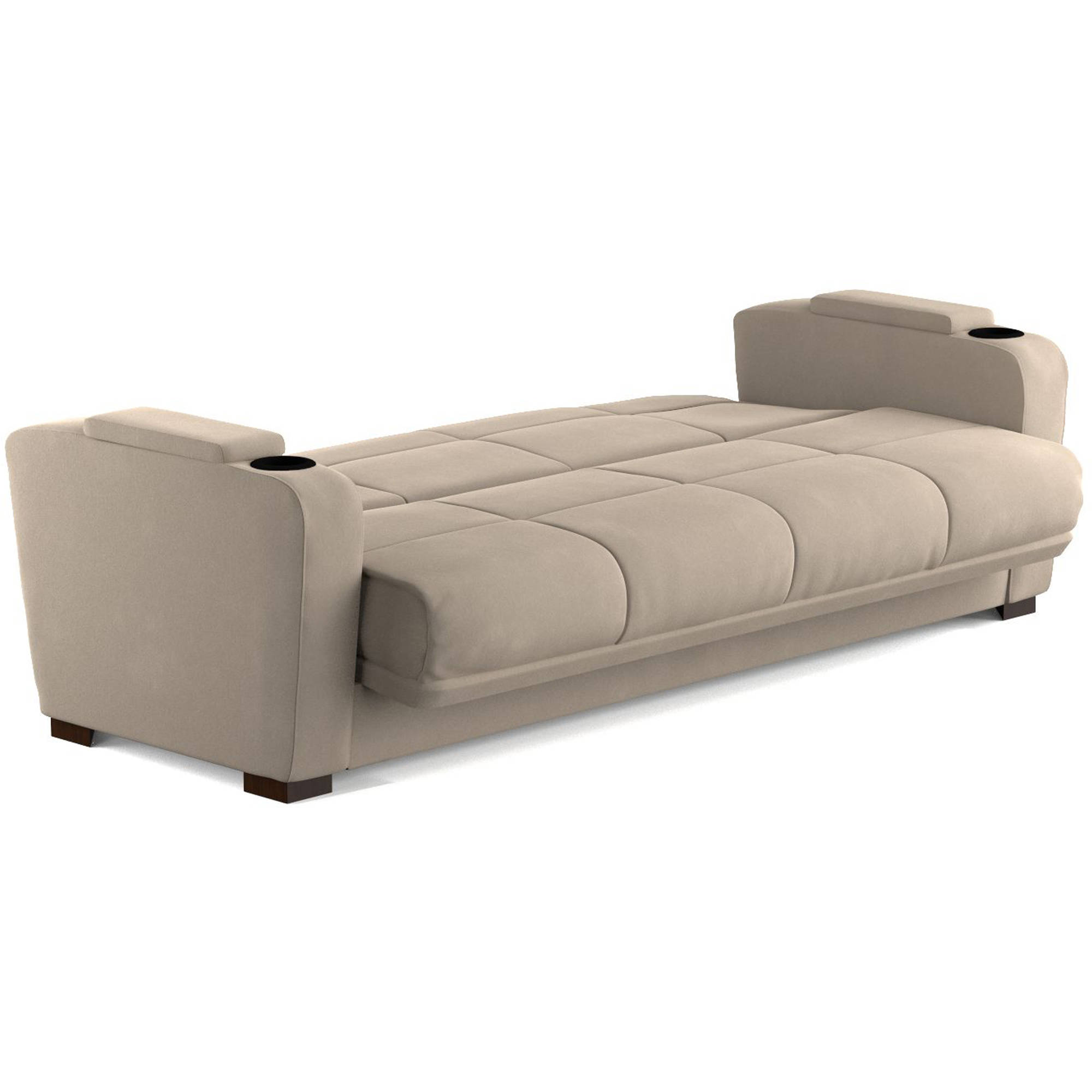 Mainstays Tyler Futon with Storage Sofa Sleeper Bed, Multiple Colors -  Traveller Location