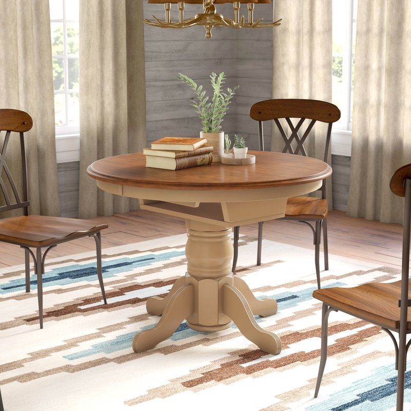 Agrihan Extendable Solid Wood Dining Table
