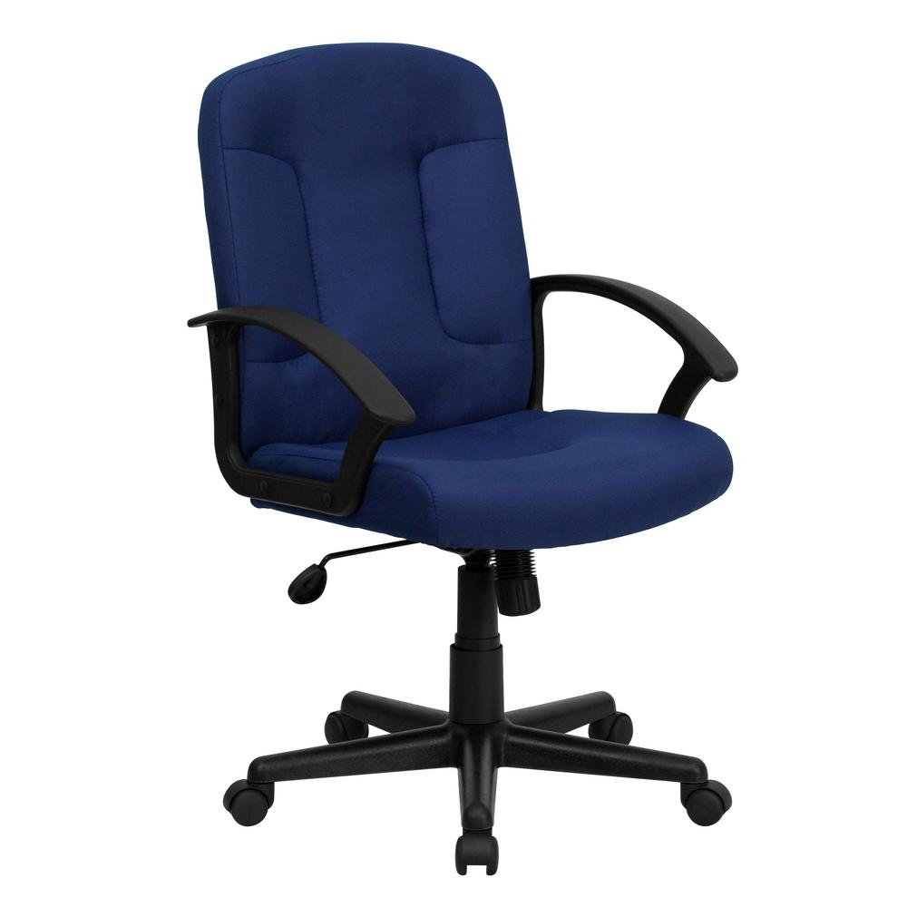 This review is from:Mid-Back Navy Fabric Executive Swivel Office Chair with  Nylon Arms
