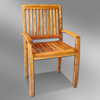 Modern Outdoor Teak Chair - Sumatra Design