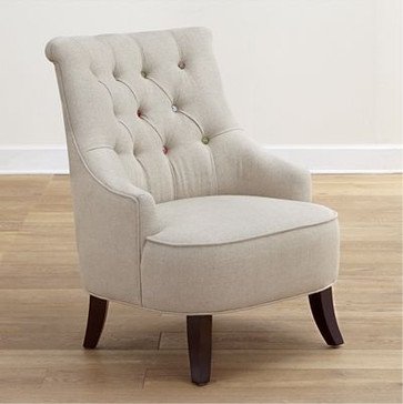 Cute as a button erin chair traditional armchairs