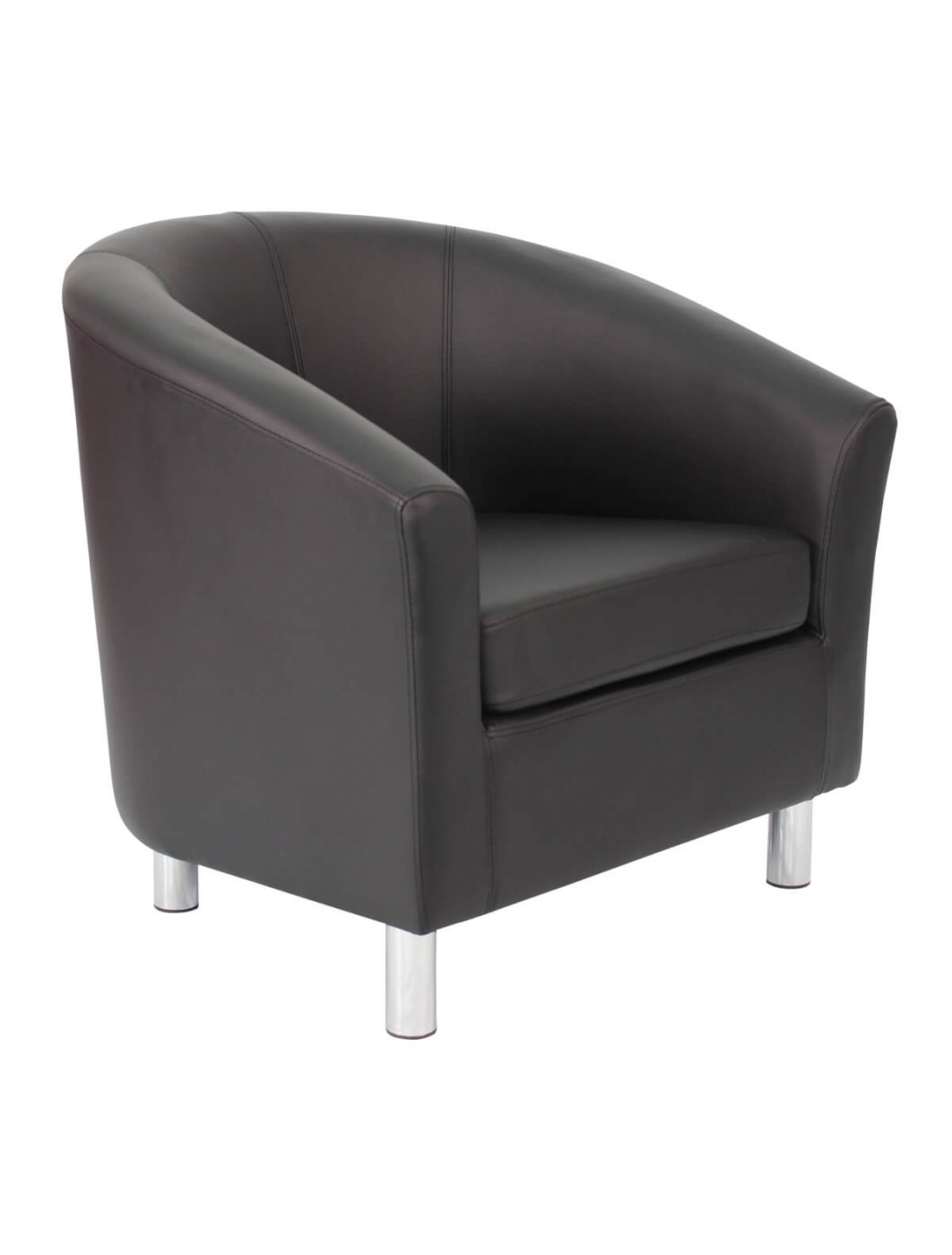 Armchair - PU Leather Tub Chair OF2201ML Reception Chairs - enlarged view
