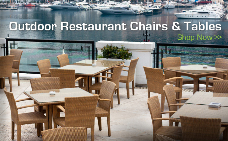 Outdoor Restaurant Chairs & Tables