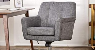 Serta Style Ashland Home Office Chair, Twill Fabric, Gray