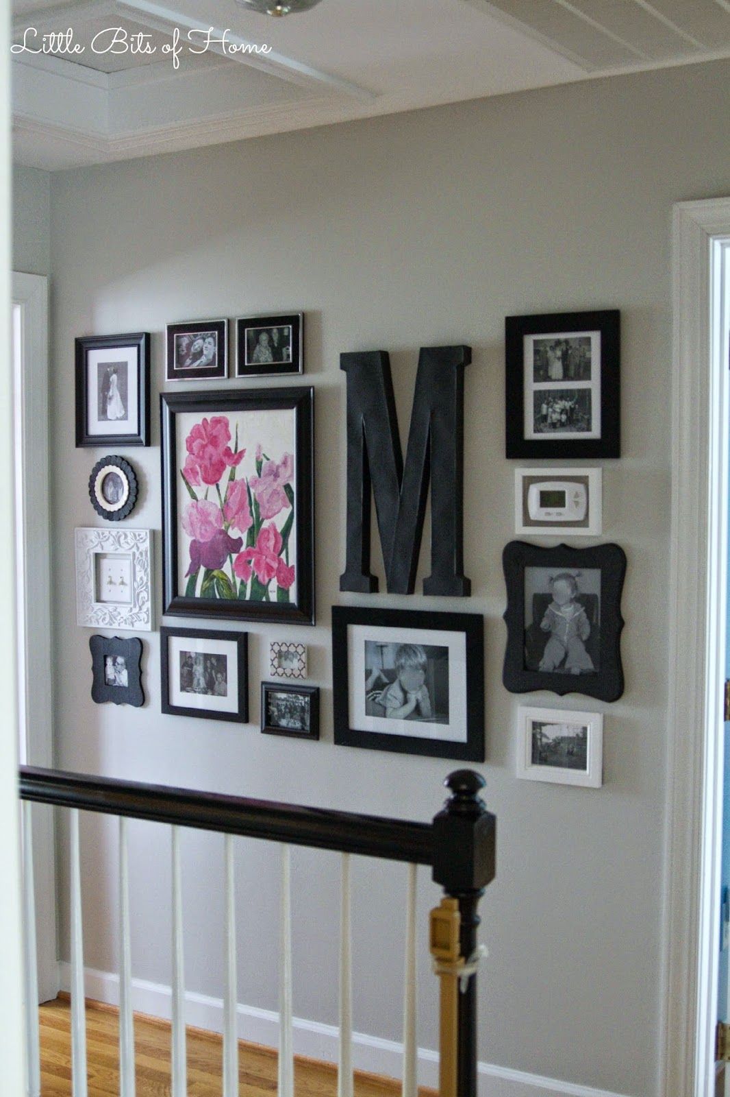 Little Bits of Home: Hallway Gallery Wall