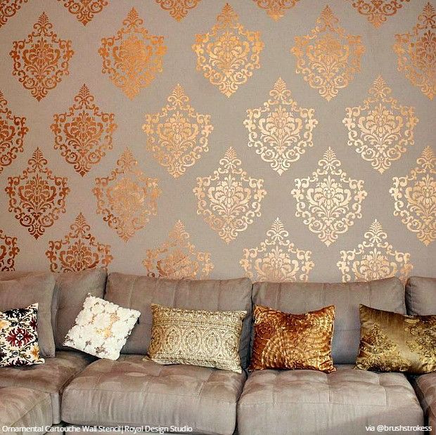 Decorate with Stencils for an Insta-Inspiring Home - 25 DIY Ideas using Wall  Stencils - Home Decor Trends - Royal Design Studio
