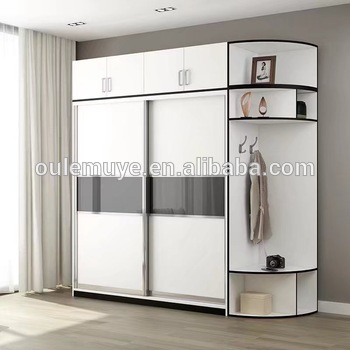 Modern Storage Closet Waterproof Almirah Designs Wardrobe Wooden