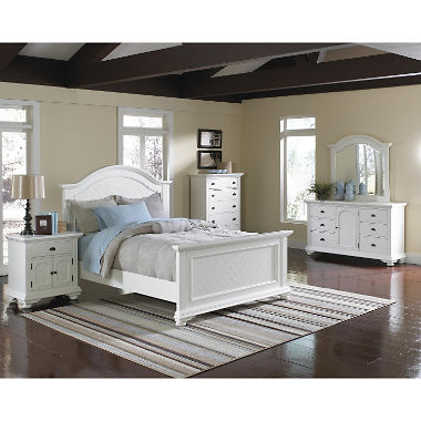 Addison White Bedroom Set (Choose Size)