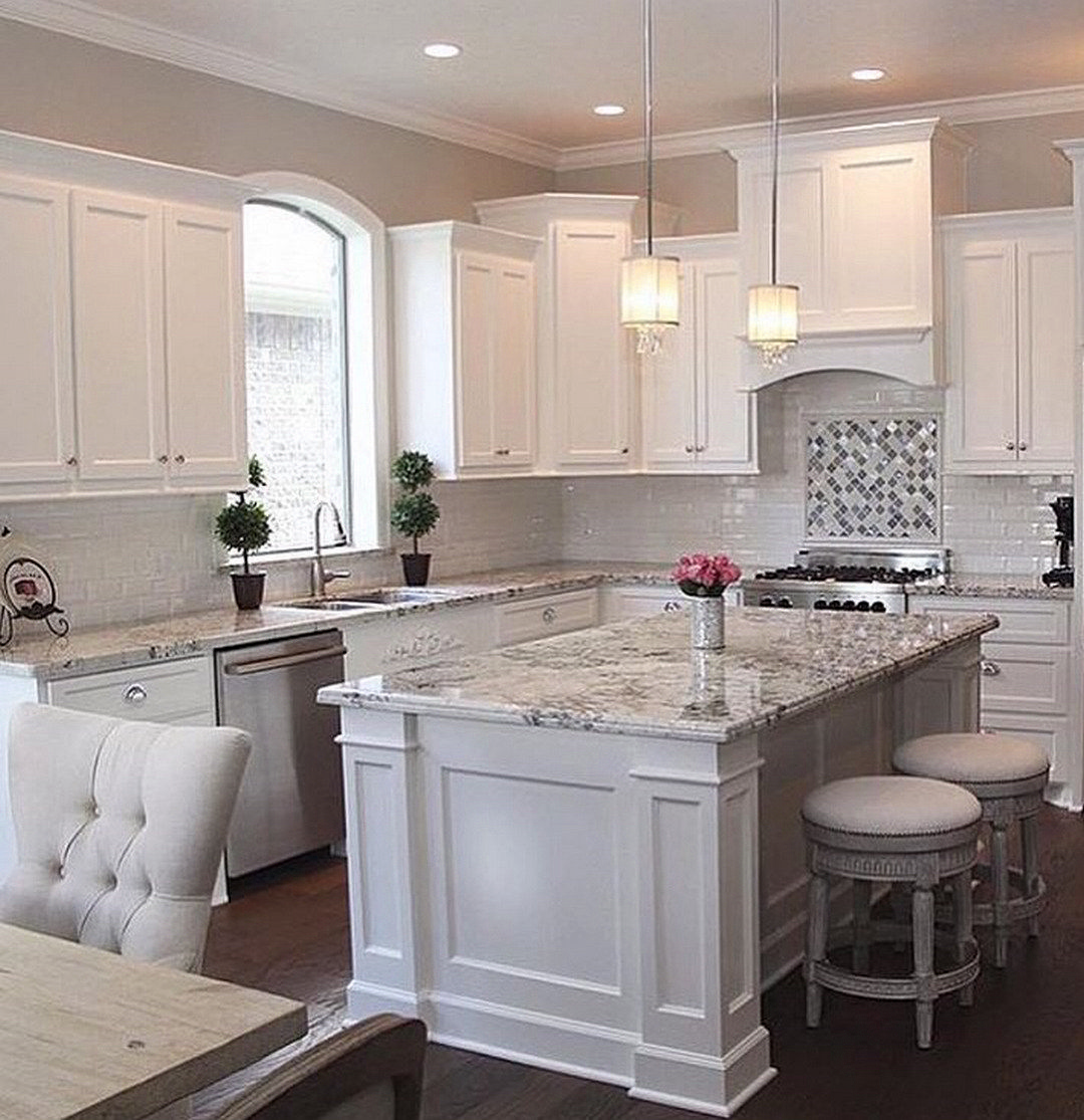 53 Pretty White Kitchen Design Ideas