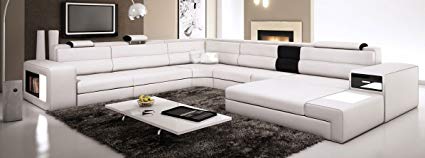 White Leather Sectional Sofas, White Leather Sectionals
