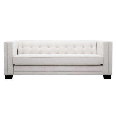 Monte Vista White Linen Sofa
