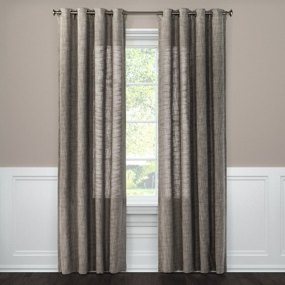Weave Textured Light Filtering Window Curtain Panels - Threshold™