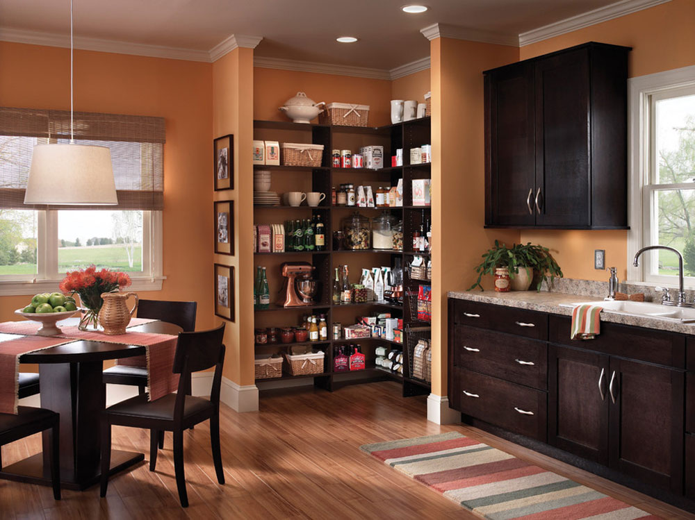 Capital-Closets-by-Capital-Closets Use corner shelves to make the most of your kitchen space