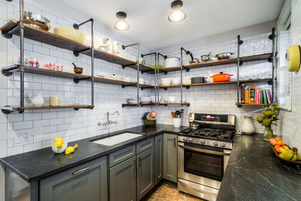 Vintage-galley-by-PowerSmith-design-by-PowerSmith-design Use corner shelves to get the most out of your kitchen space