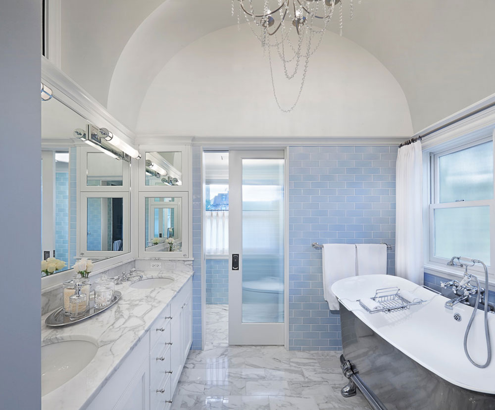 Hyde-Park-Renovation-by-Tom-Stringer-Design-Partners Blue bathroom ideas.  Design, decor and accessories