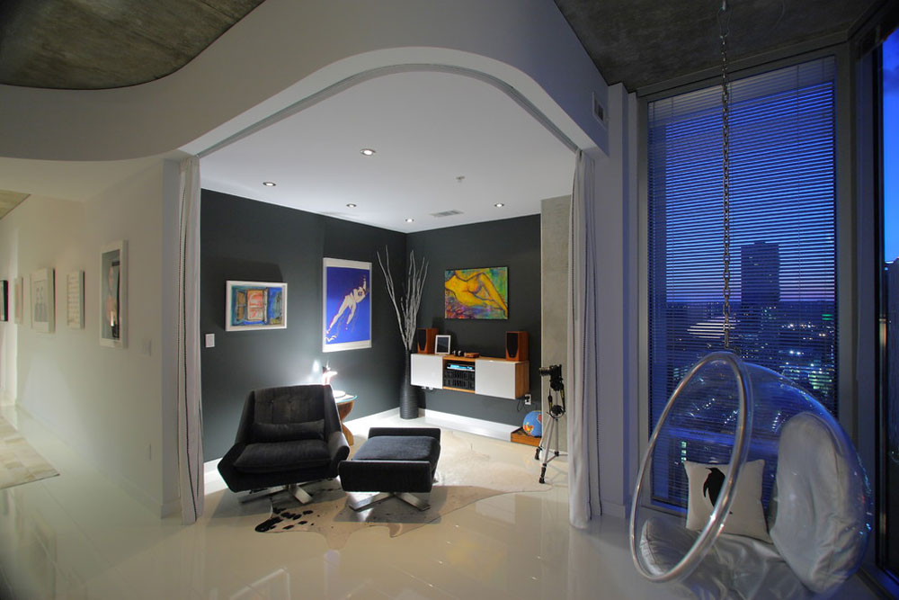 contemporary living room2 Contemporary and modern interior design features