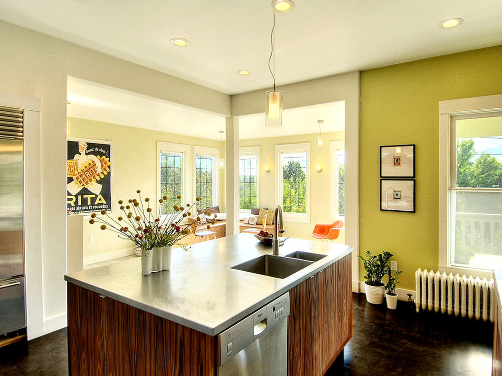 Leschi-Residence-Kitchen-by-Zinc-Art-Interiors Green kitchen: ideas, decor, curtains and accessories