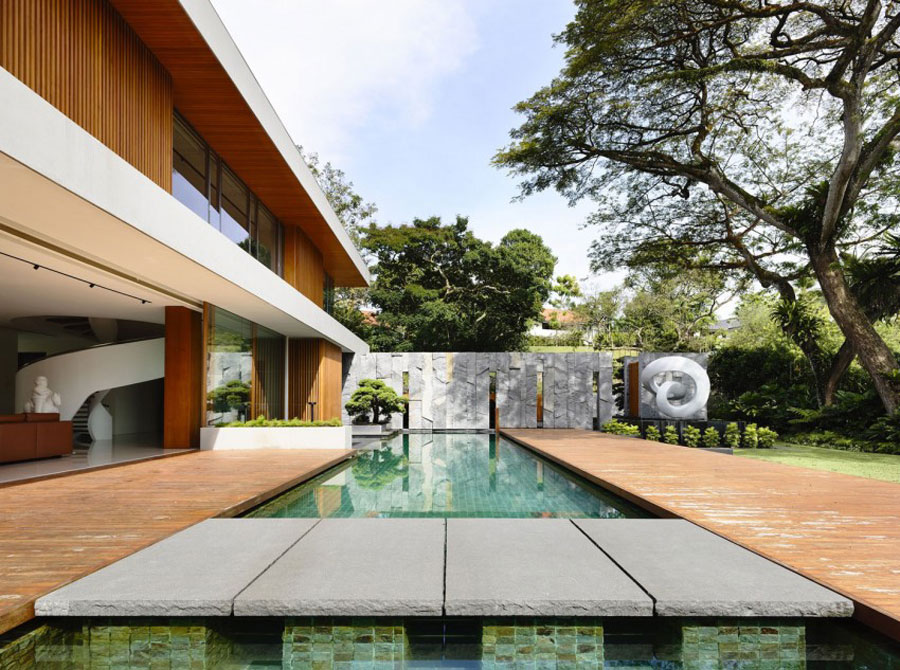 12 house in Singapore that has taken nature and become a part of it