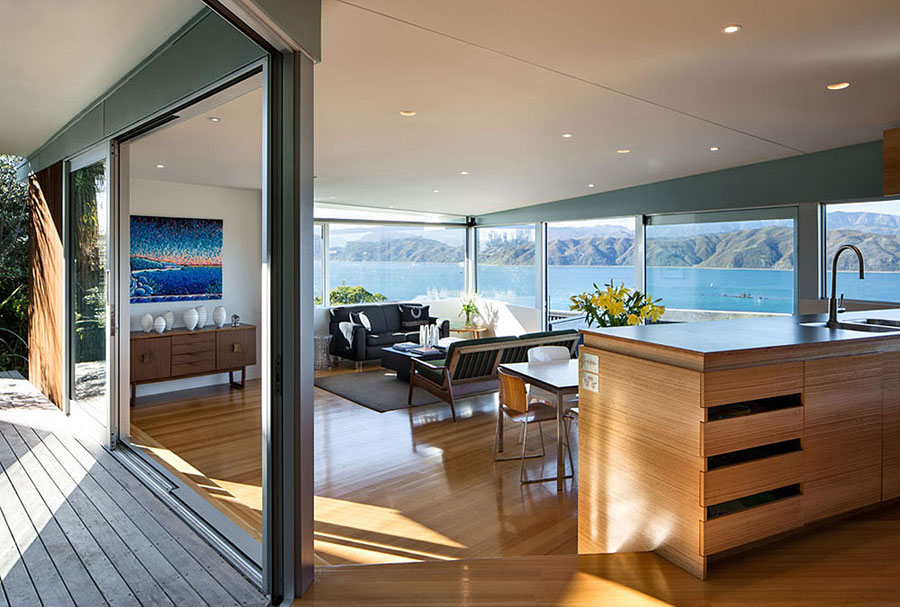 5 house in New Zealand with a modern design and breathtaking views