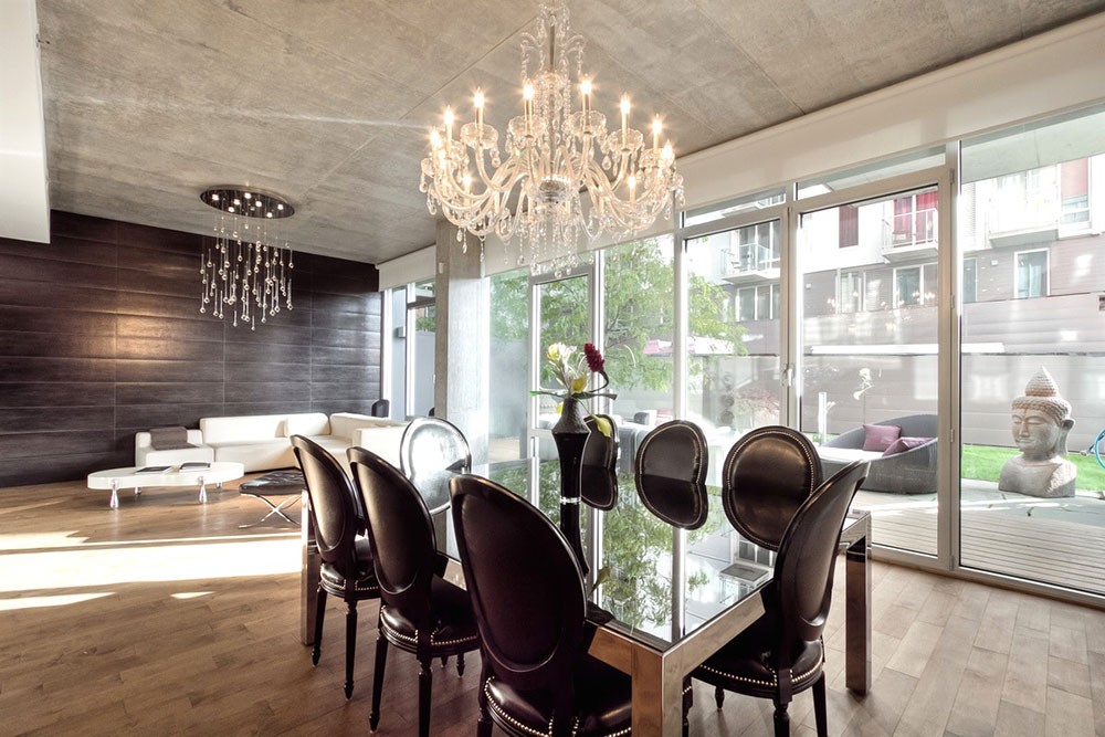 Glass chandelier 6 Wonderful glass products to modernize your interior design