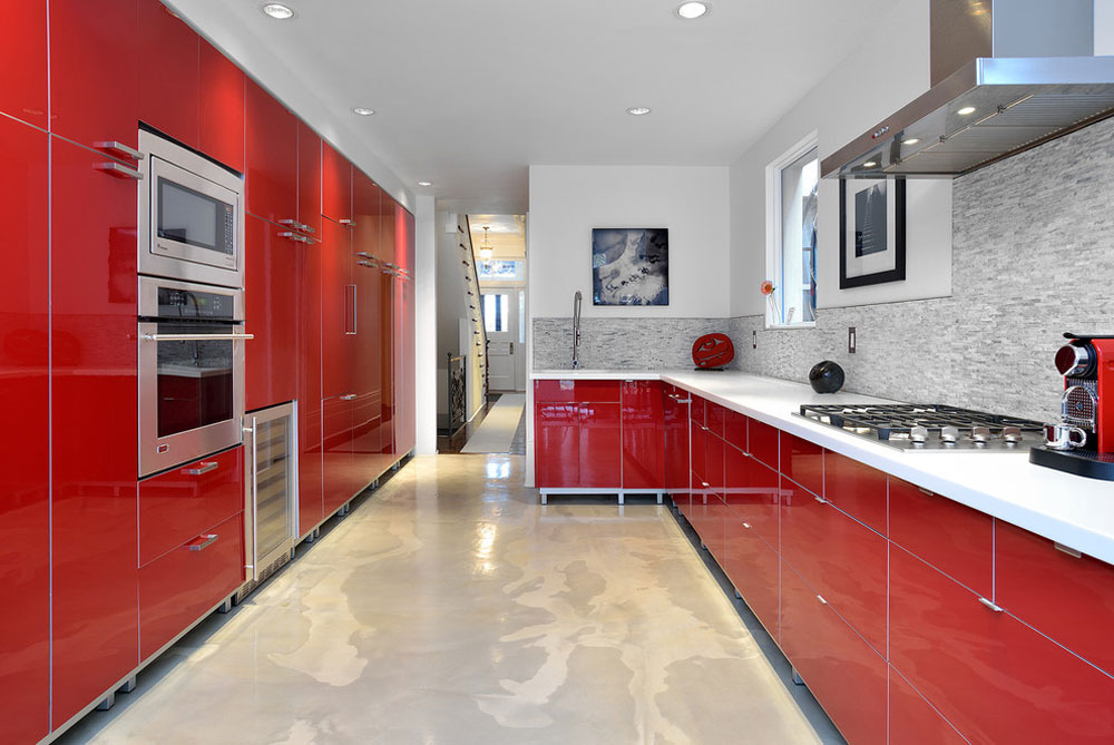 Real Estate-Order-by-Arnal-Photography Red Kitchen Design: Ideas, Walls and Decor