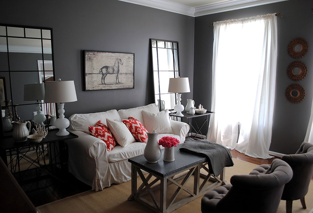 gray living room home painting ideas for fall
