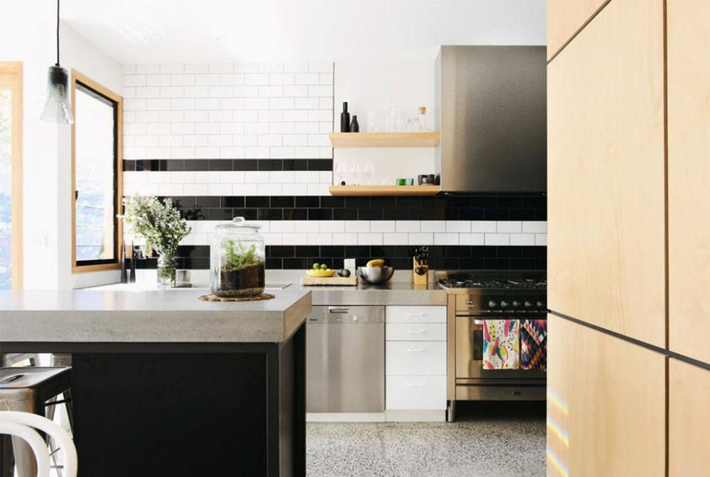 Holden-Street-by-Nest-Architects black and white kitchen design ideas