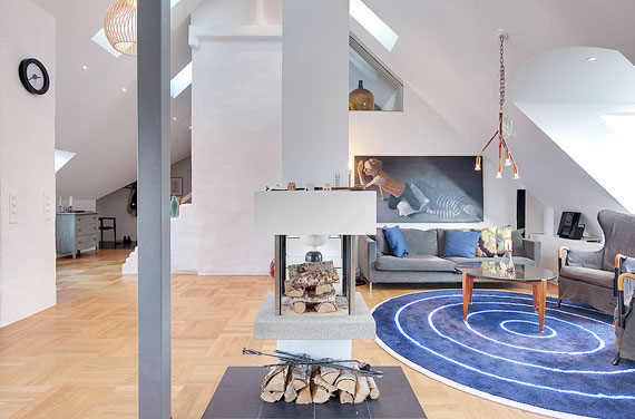 swe7 Luxurious Swedish style top floor penthouse in Östermalm, Stockholm
