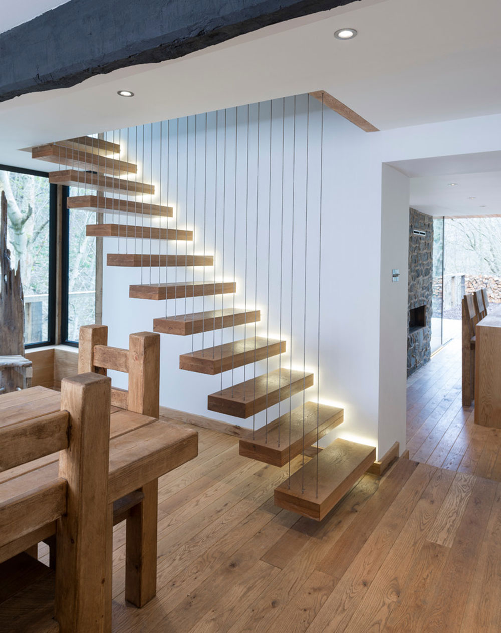 Modern and Exquisite Floating Staircase6 Modern and exquisite floating staircase designs