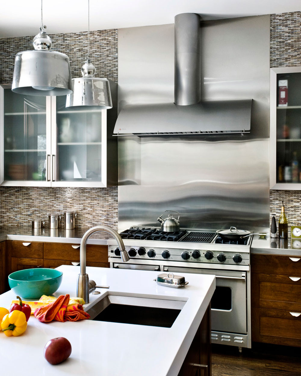 Stainless Steel Backsplash Benefits-Tips-and-Ideas1 Stainless Steel Backsplash - Benefits, Tips, and Ideas