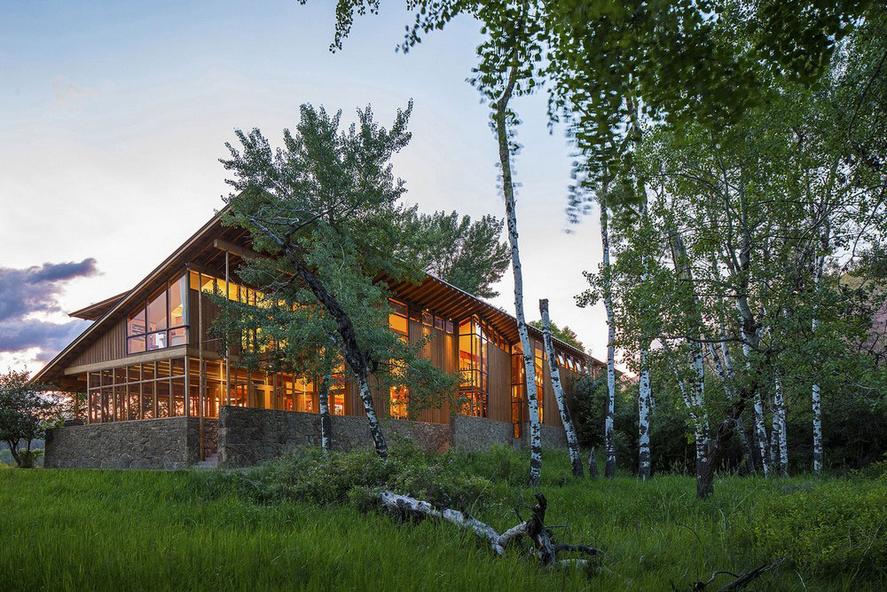 A-Modern-Home-With-A-View-In-Montana-2 A modern home with a view in Montana Designed by Cutler Anderson Architects