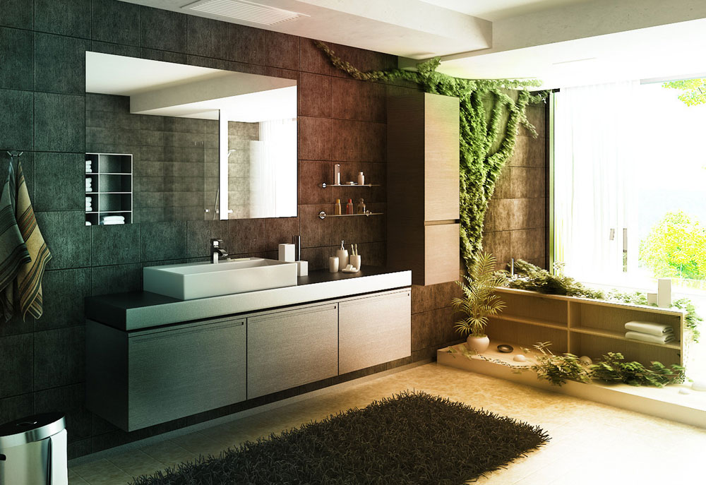 Decorating-your-bathroom-with-beautiful-plants-5 Decorate your bathroom with beautiful plants