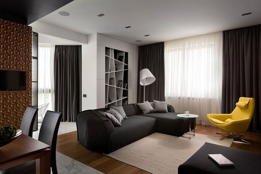 Contemporary-graphite-penthouse-designed by-Denis-Rakaev-4 Contemporary-graphite-penthouse designed by Denis Rakaev