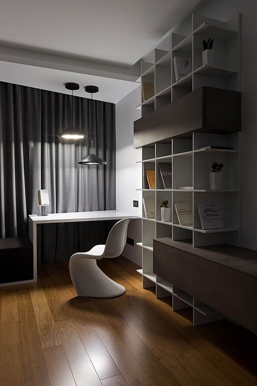 Contemporary-graphite-penthouse-designed by-Denis-Rakaev-12 Contemporary-graphite-penthouse designed by Denis Rakaev