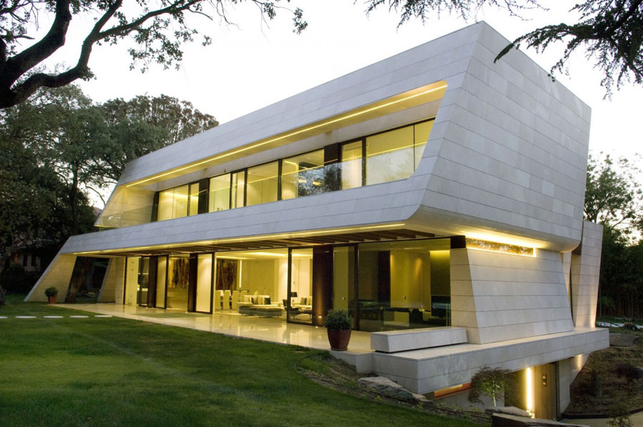 Vivienda-en-Madrid-by-A-cero If you ever design your own home, do it with architecture like this one