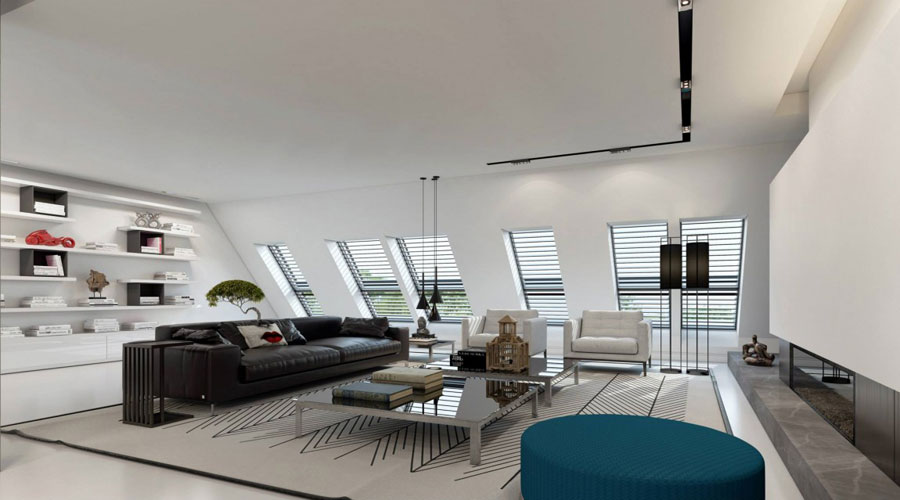 2 Impressive visualization of a stylish apartment interior by Ando Studio