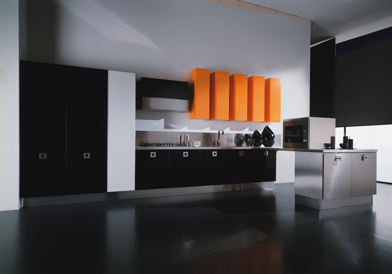 b2 The unexpected stylish look of black kitchen designs