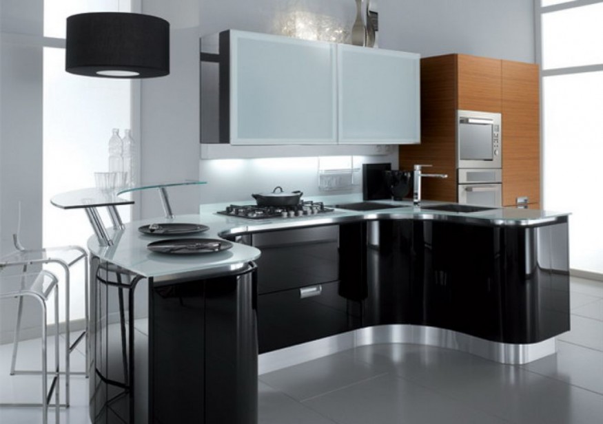 b32 The unexpected stylish look of black kitchen designs
