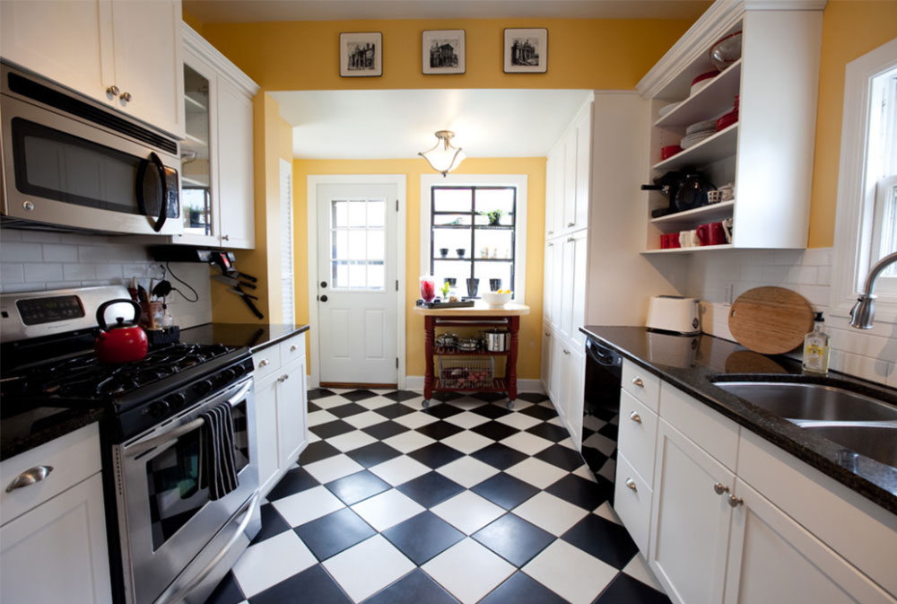 Remodeled-Kitchen-by-Jessica-McKay Black and White Kitchen Design Ideas