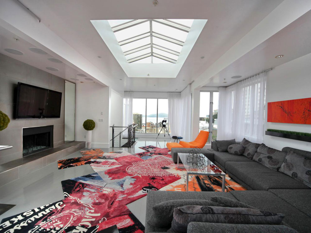 Living rooms with skylights that provide natural light 5 living rooms with skylights that provide natural light