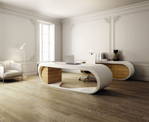 c2 Simple and elegant office furnishings with modern influences