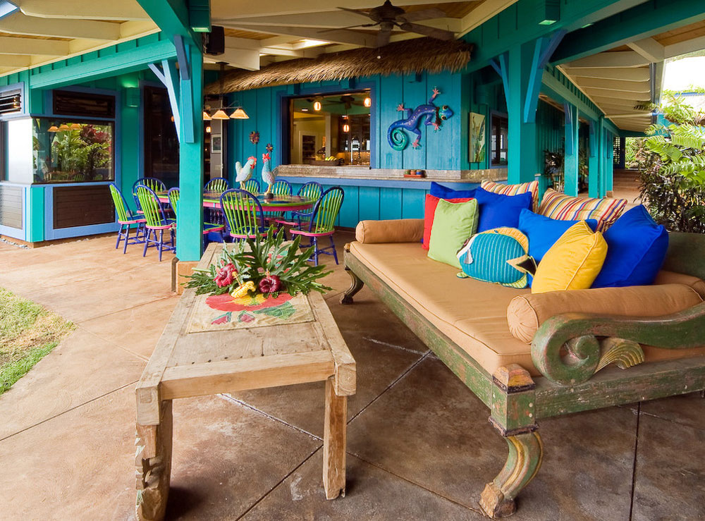 Hawaiian-Cottage-Style-by-Fine-Design-Interiors-Inc.- Patio Canopies: Patio Rooms and Covering Ideas