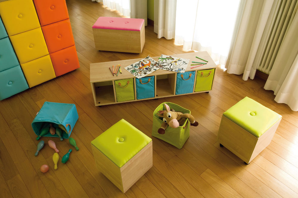 Lazzari-nursery-by-Lazzari-USA-a-brand-by-Foppapedretti toy storage ideas to keep the room tidy and organized