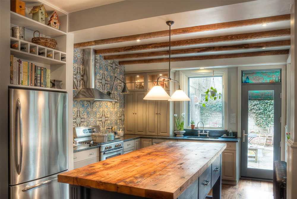 Kitchen-Backsplash-by-Buckminster-Green-Wood-Countertops: Solid, rustic, natural kitchen countertops