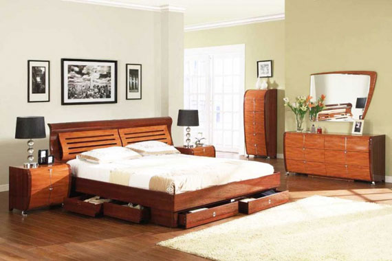 A collection of modern bedroom furniture – 40 pictures