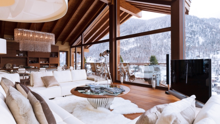 Beautiful Swiss Chalet Designed by Paul Bowyer
