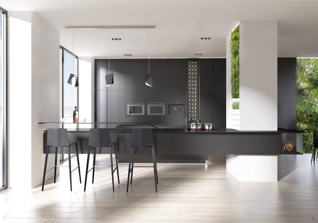 Black and white kitchen design ideas